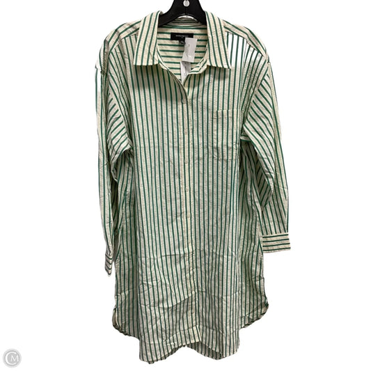 Dress Casual Midi By Banana Republic In Striped Pattern, Size: Xl