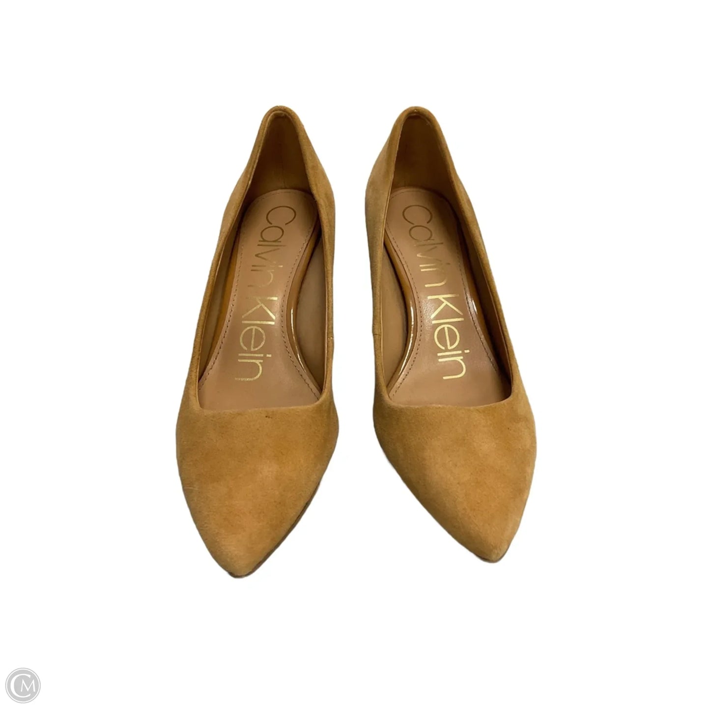 Shoes Heels Kitten By Calvin Klein In Beige, Size: 6.5