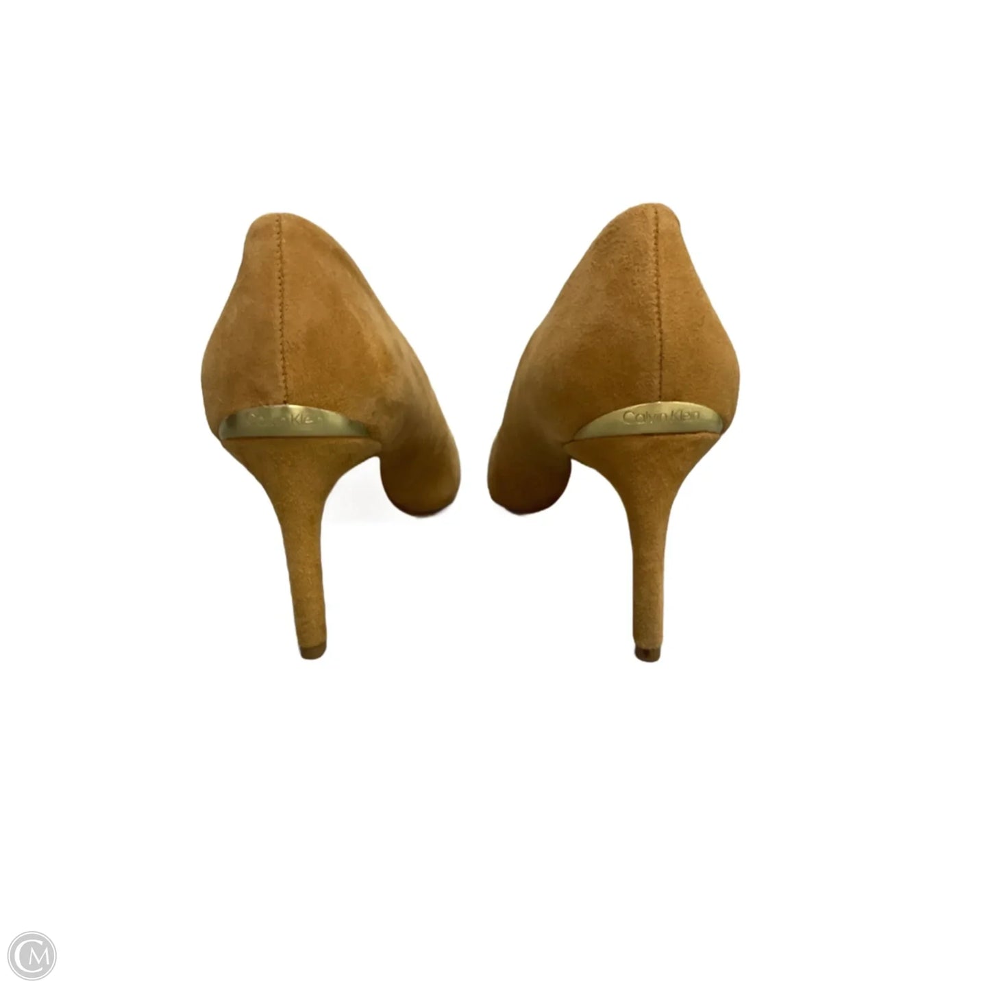 Shoes Heels Kitten By Calvin Klein In Beige, Size: 6.5