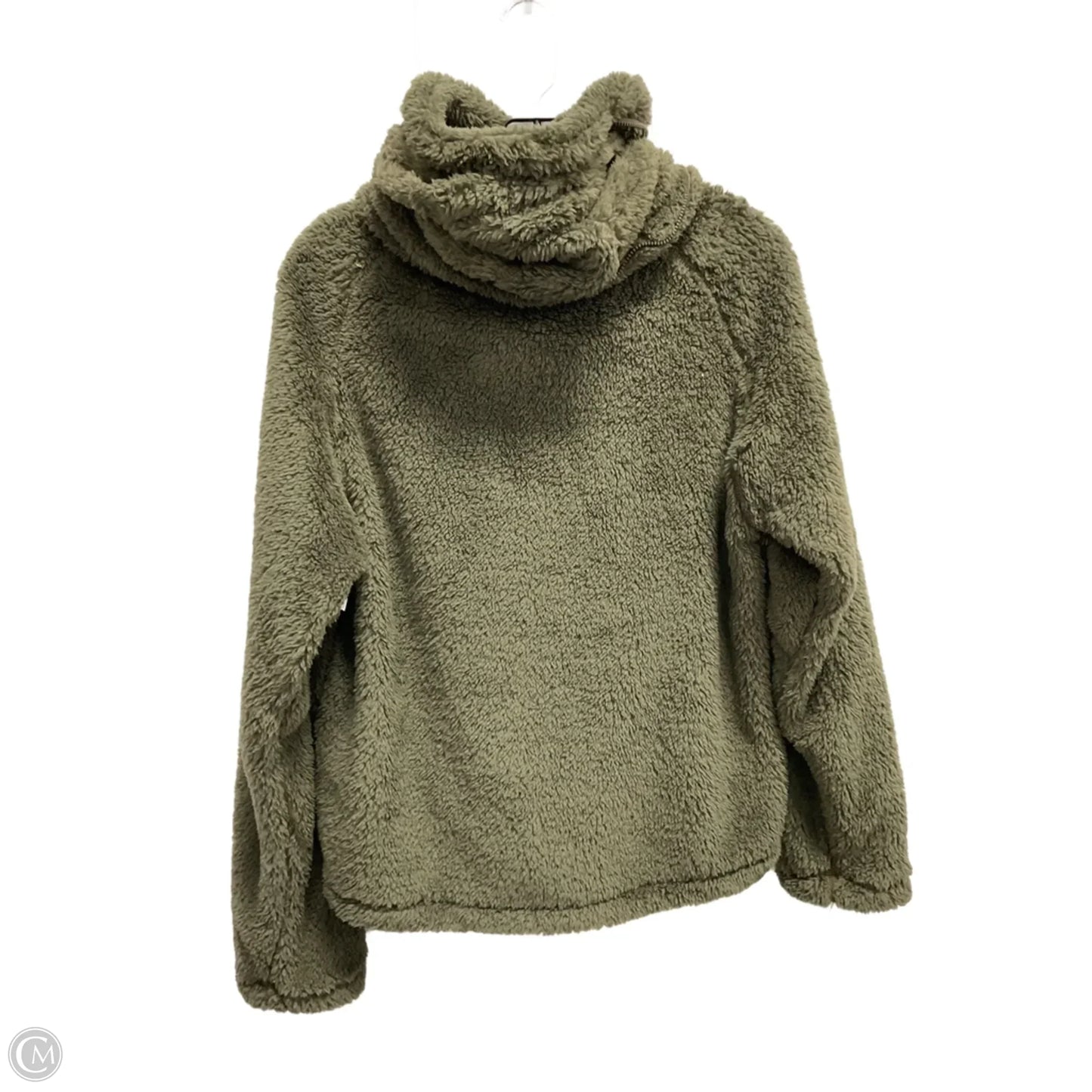 Jacket Faux Fur & Sherpa By Clothes Mentor In Green, Size: Xl