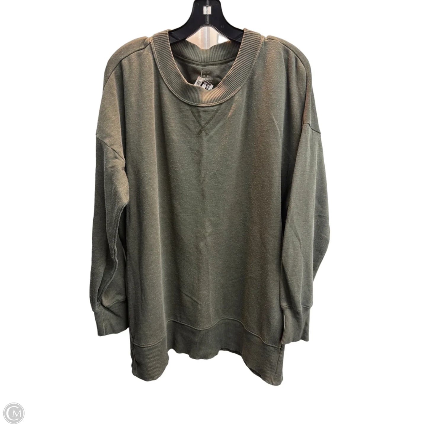 Sweatshirt Crewneck By Aerie In Green, Size: M