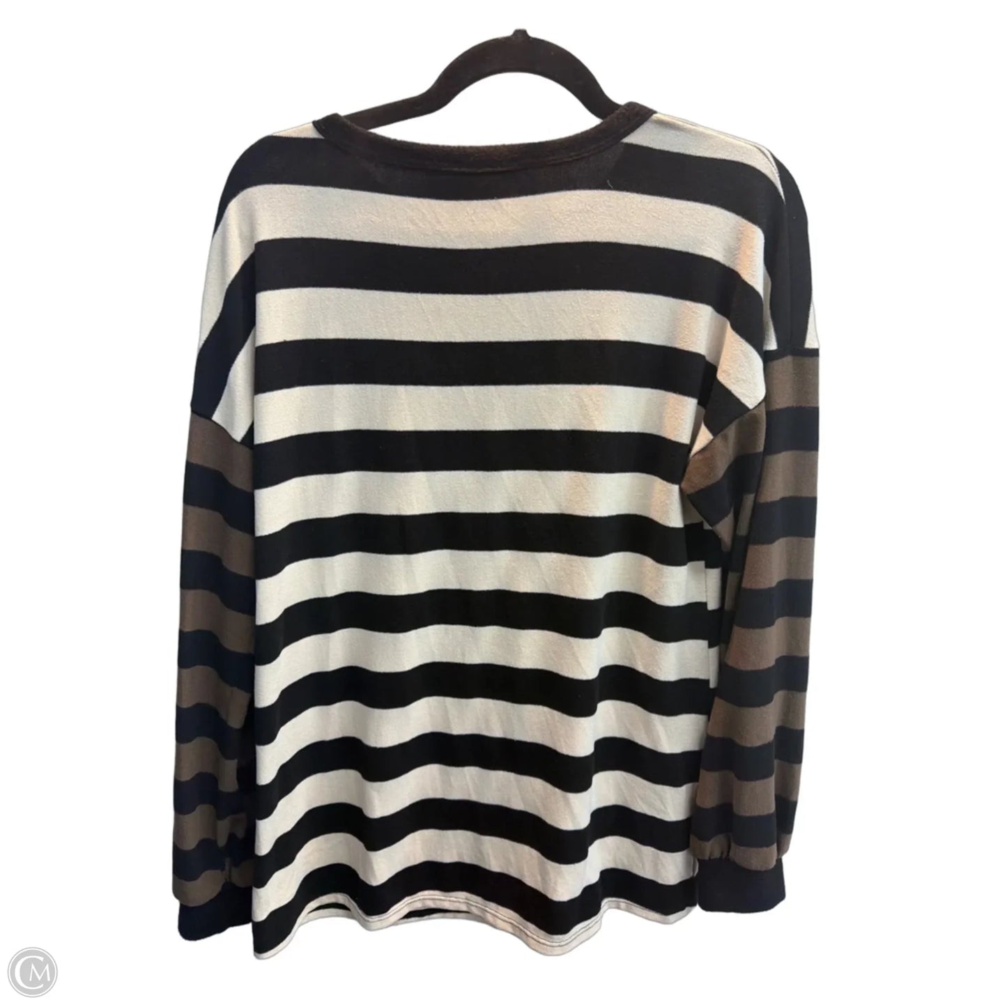 Top Long Sleeve By Heimish Usa In Striped Pattern, Size: S