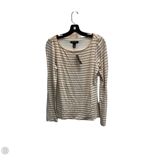 Top Long Sleeve By White House Black Market In Striped Pattern, Size: S