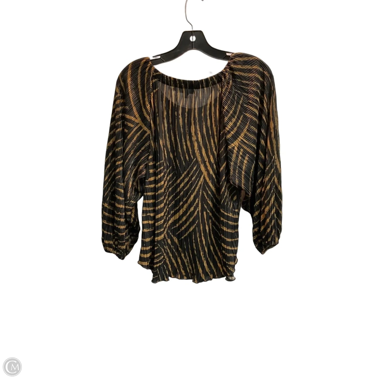 Blouse 3/4 Sleeve By Chicos In Animal Print, Size: S