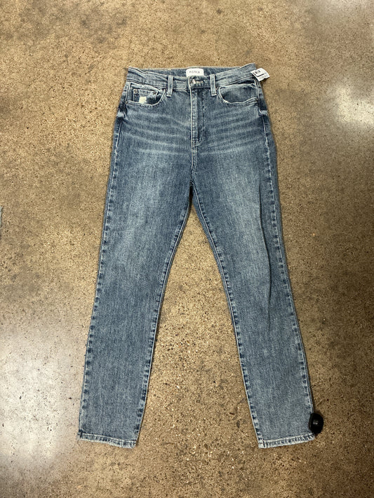 Jeans Straight By Pistola In Blue Denim, Size:4