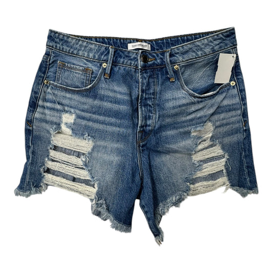 Shorts By Good American In Blue Denim, Size:6