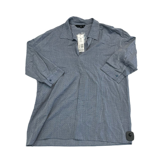 Tunic 3/4 Sleeve By F&F In Blue, Size:10