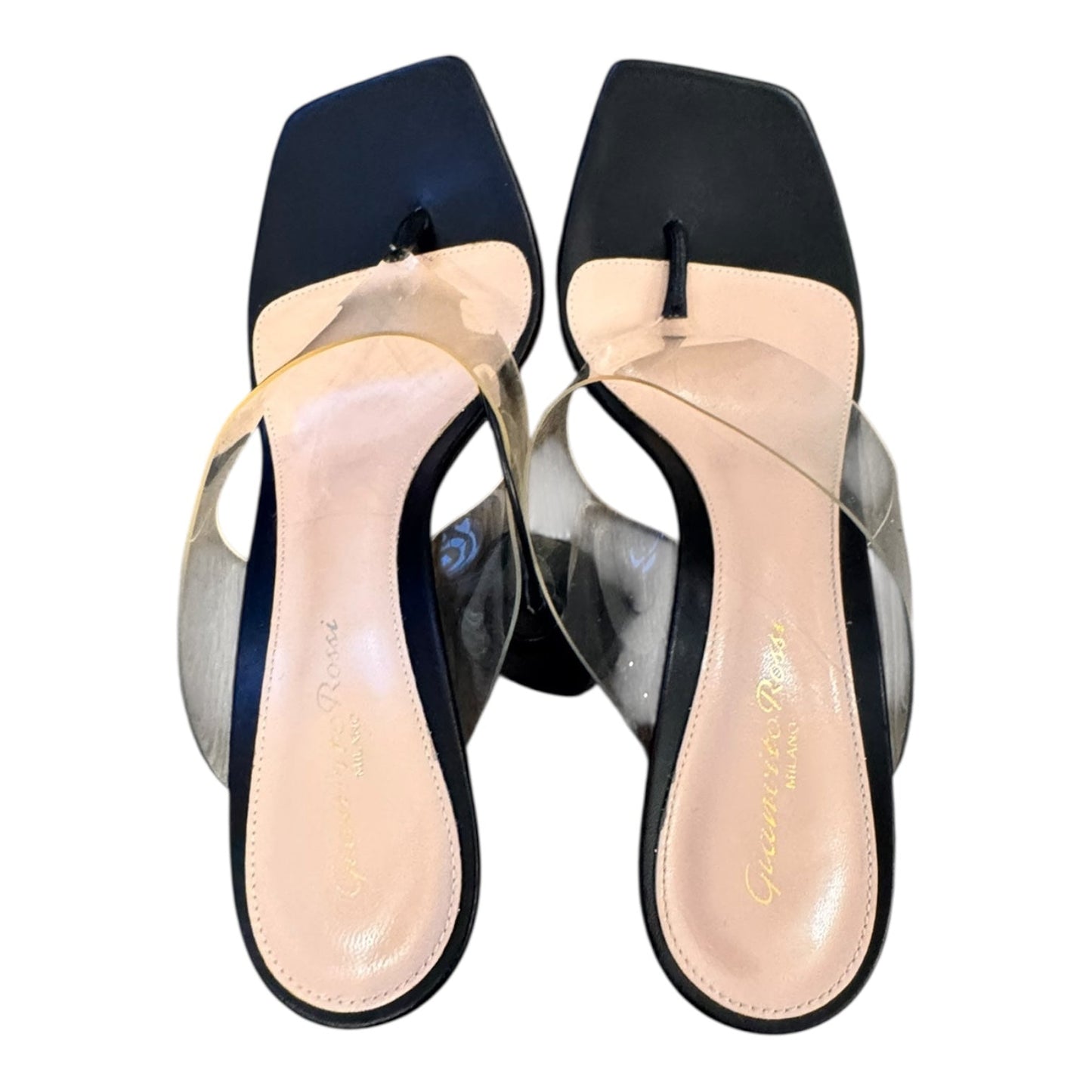 Shoes Designer By Gianvito Rossi In Black, Size:9