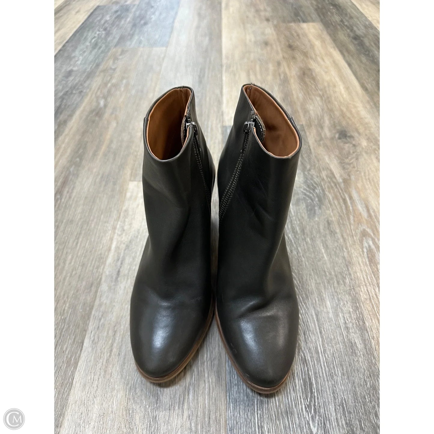 Boots Ankle Heels By Dune London In Grey, Size: 10