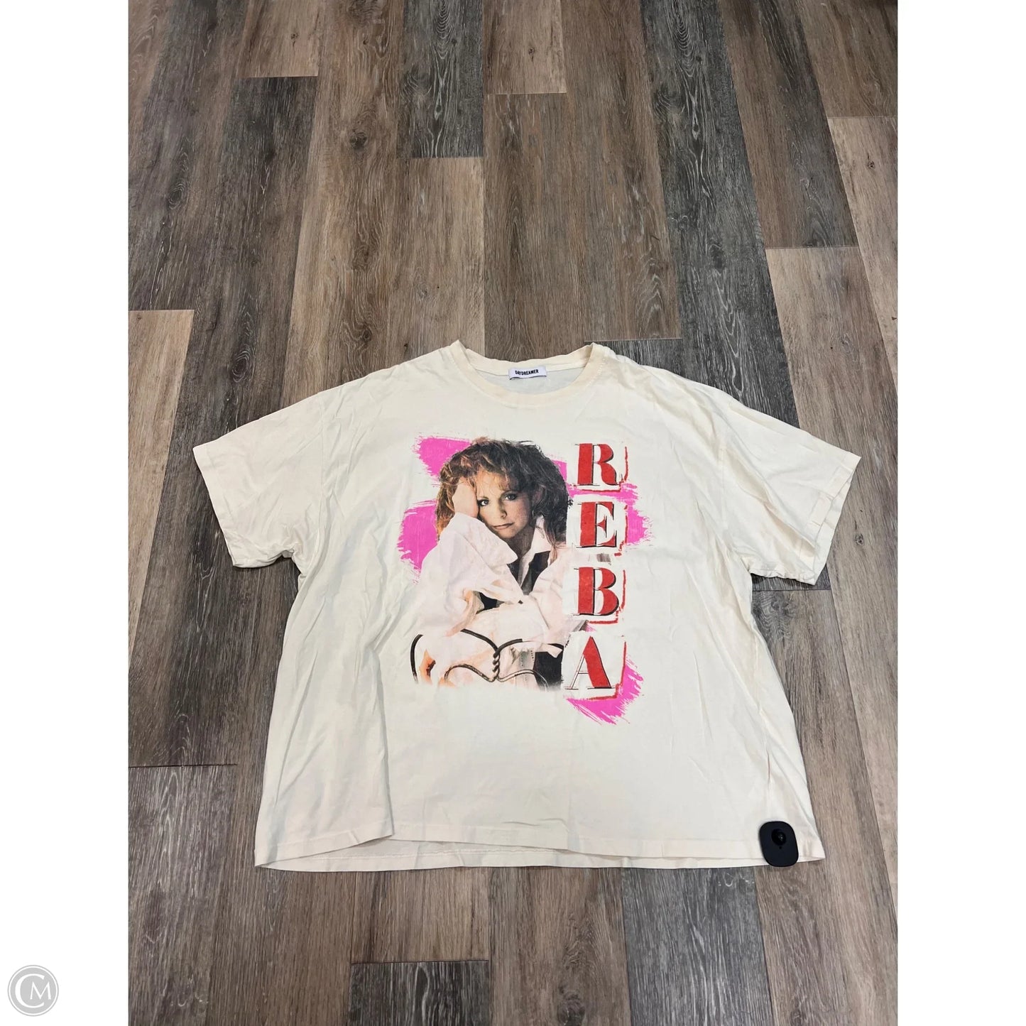 Top Short Sleeve By Daydreamer In Cream, Size: Osfm