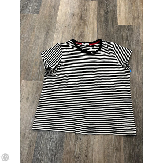 Top Short Sleeve By Alex Mill In Striped Pattern, Size: Xl