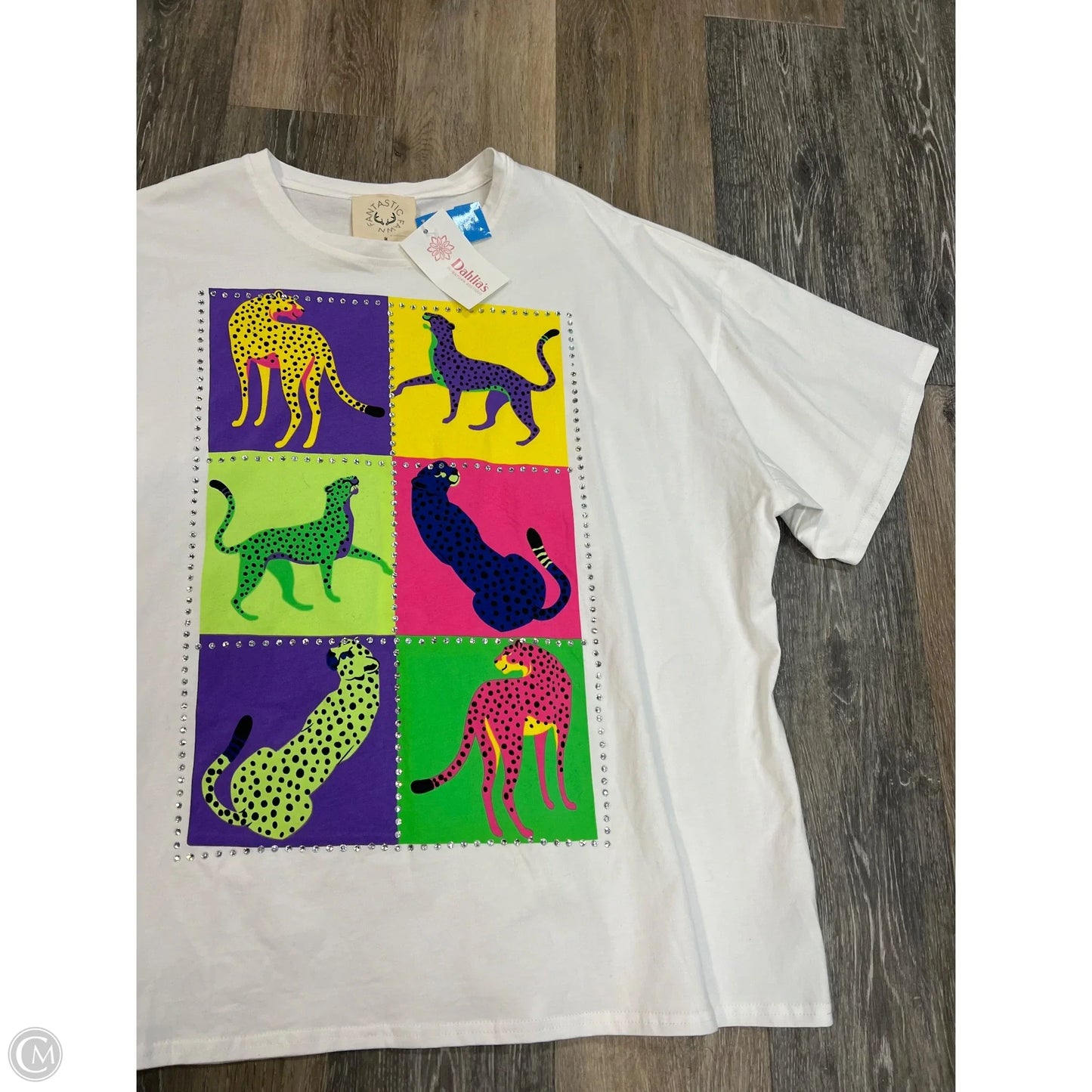 Top Short Sleeve By Fantastic Fawn In White, Size: M