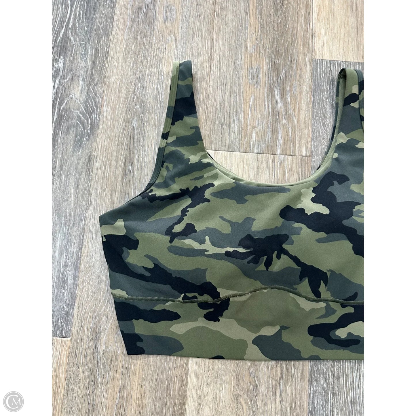 Athletic Bra By Under Armour In Camouflage Print, Size: Xxl