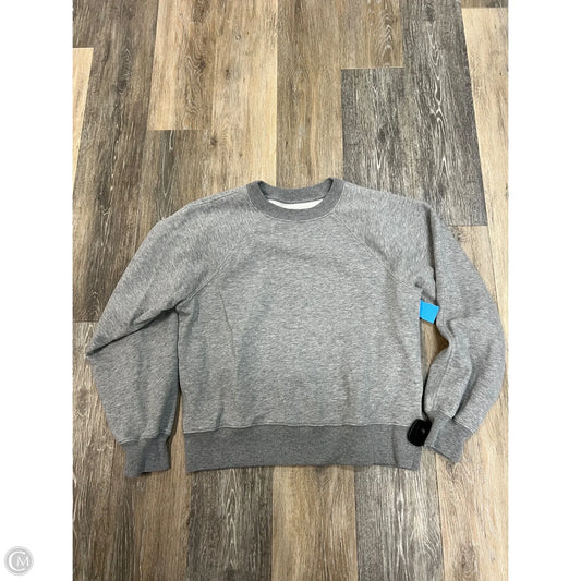 Sweatshirt Crewneck By Abercrombie And Fitch In Grey, Size: M