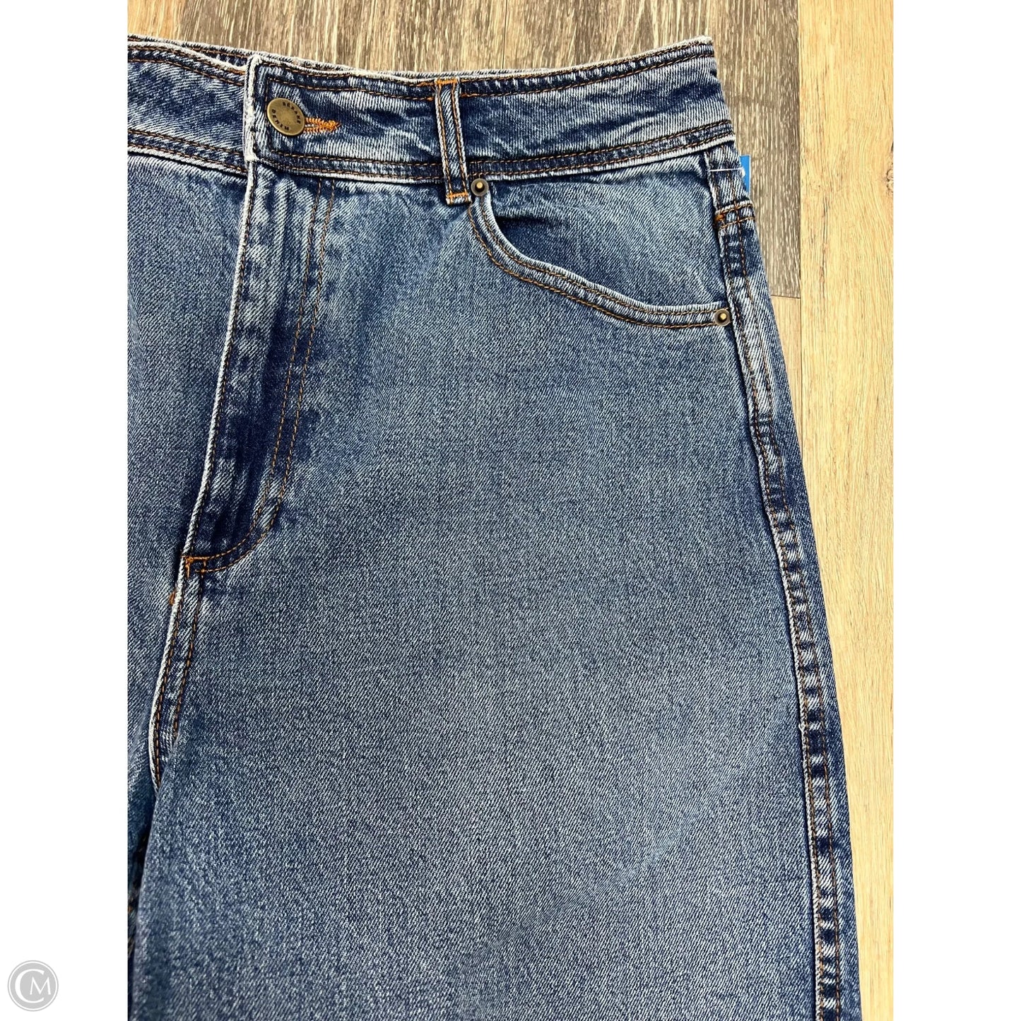 Jeans Wide Leg By Sezane In Blue Denim, Size: 10/30 (42)