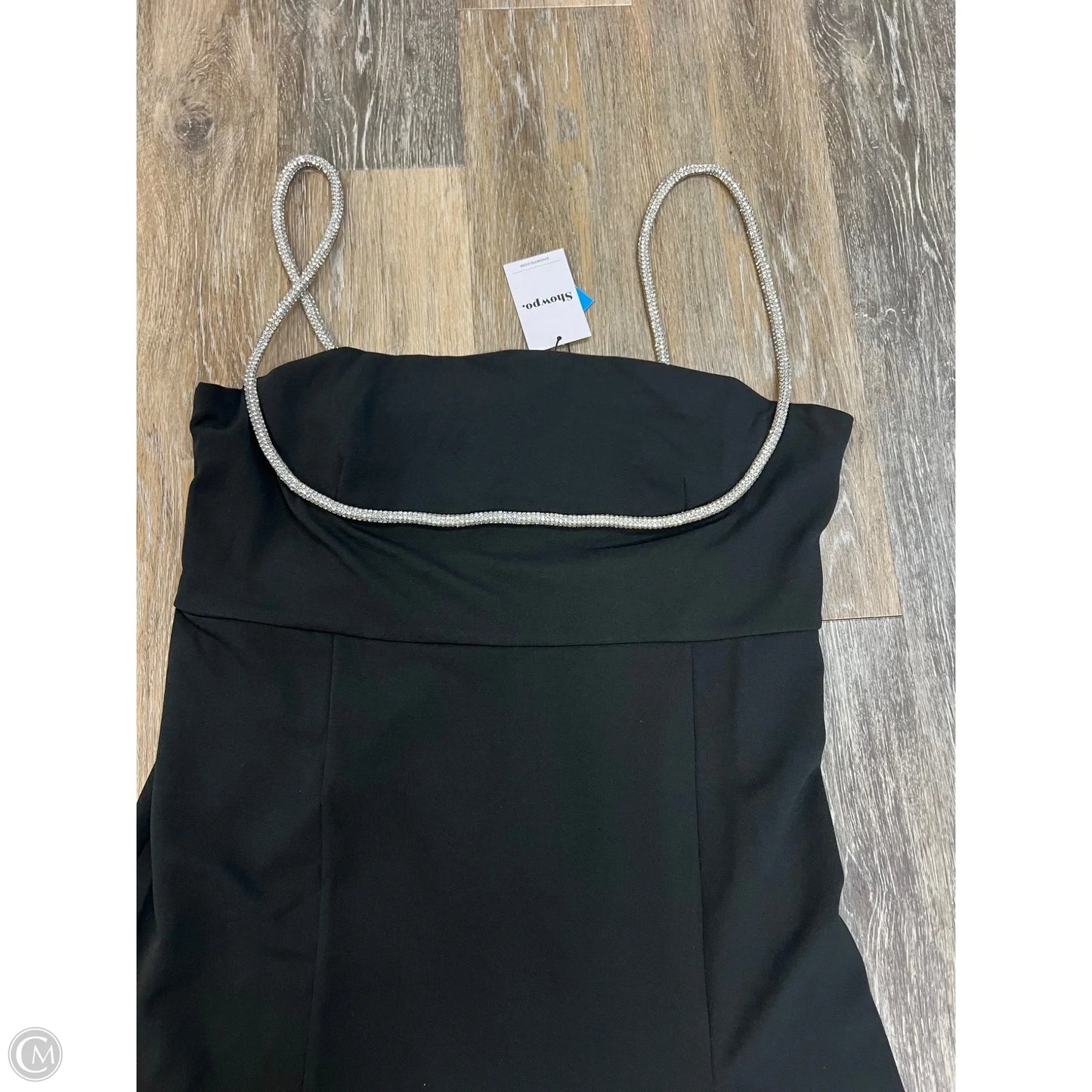 Dress Party Long By Showpo In Black, Size: 14