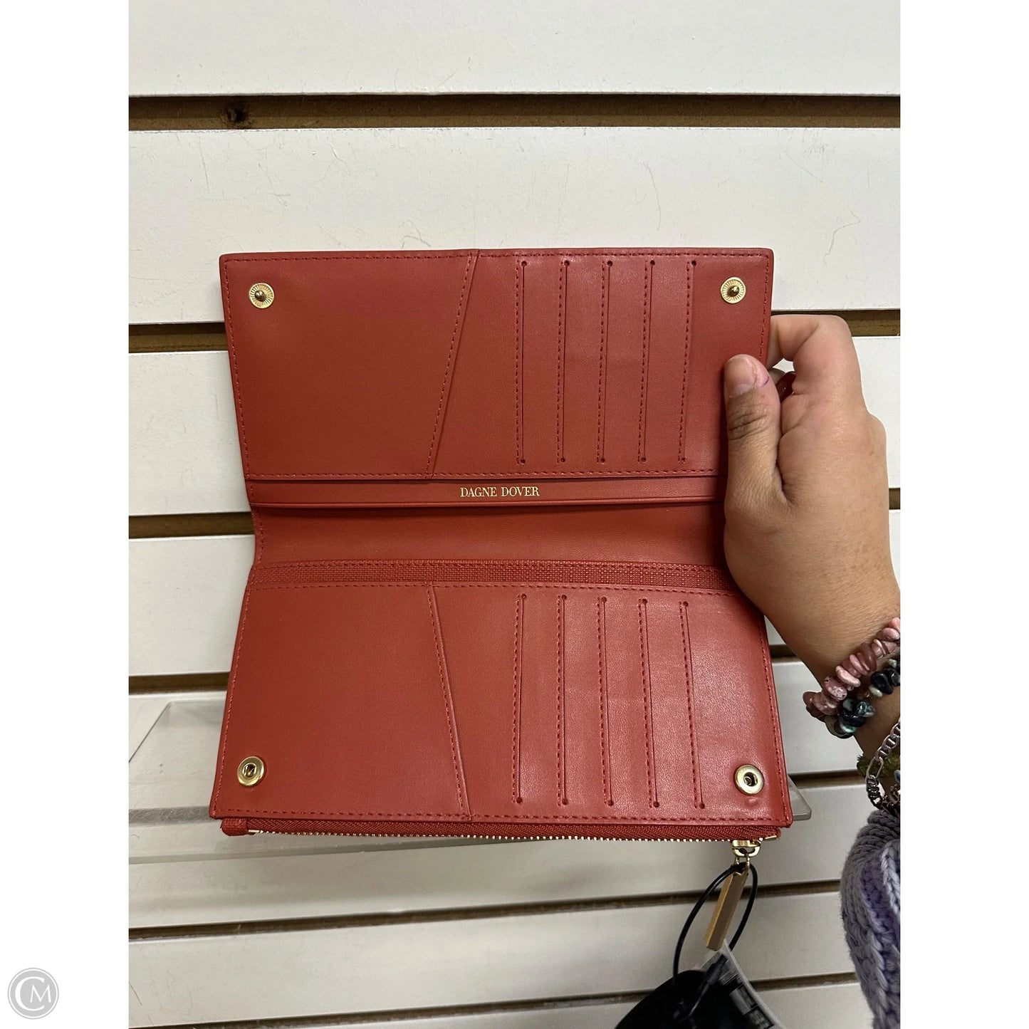 Wallet Leather By Cmb, Size: Medium