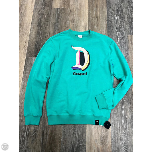 Sweatshirt Crewneck By Disney In Green, Size: S