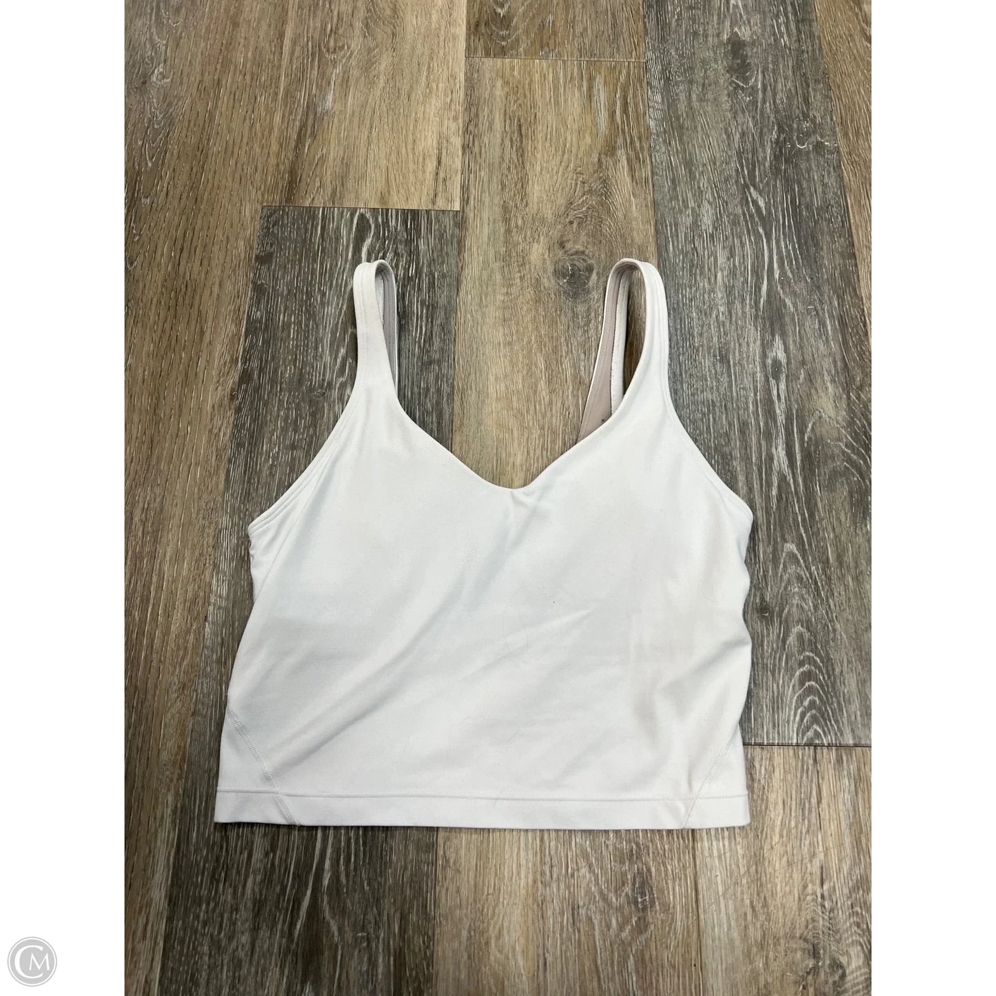 -Athletic Tank Top By Lululemon In White, Size: 4