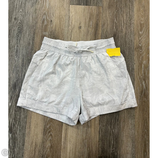 Athletic Shorts By Lululemon In White, Size: 4