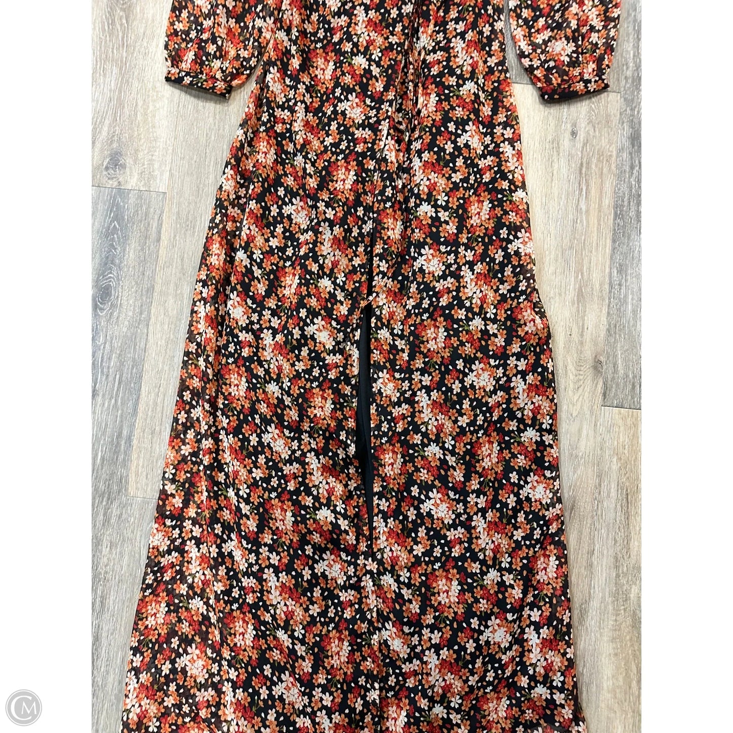 Dress Party Long By Lulus In Floral Print, Size: S