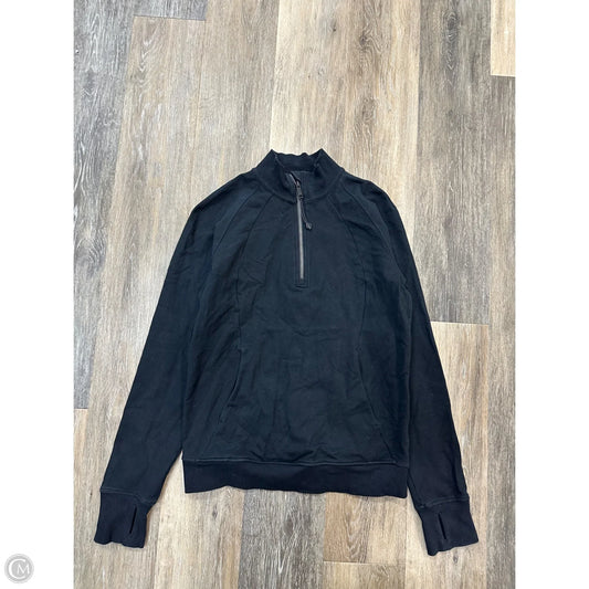 Athletic Sweatshirt Collar By Lululemon In Black, Size: 6