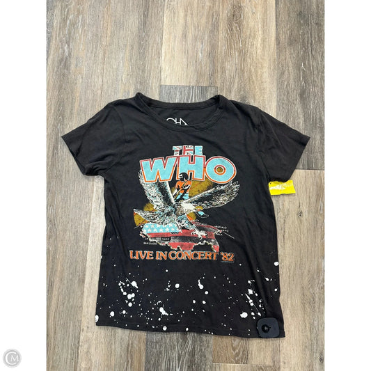 Top Short Sleeve By Chaser In Brown, Size: S