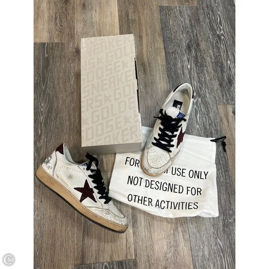 Shoes Luxury Designer By Golden Goose In White, Size: 9/39