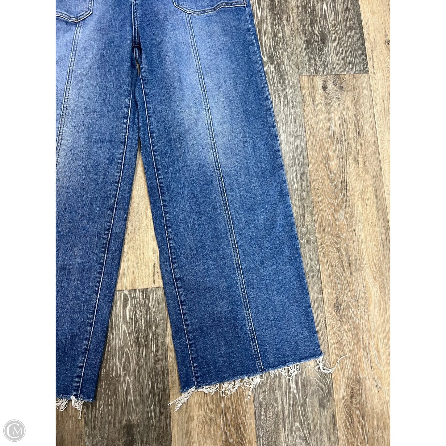 Jeans Straight By Bayeas In Blue Denim, Size: 10/30