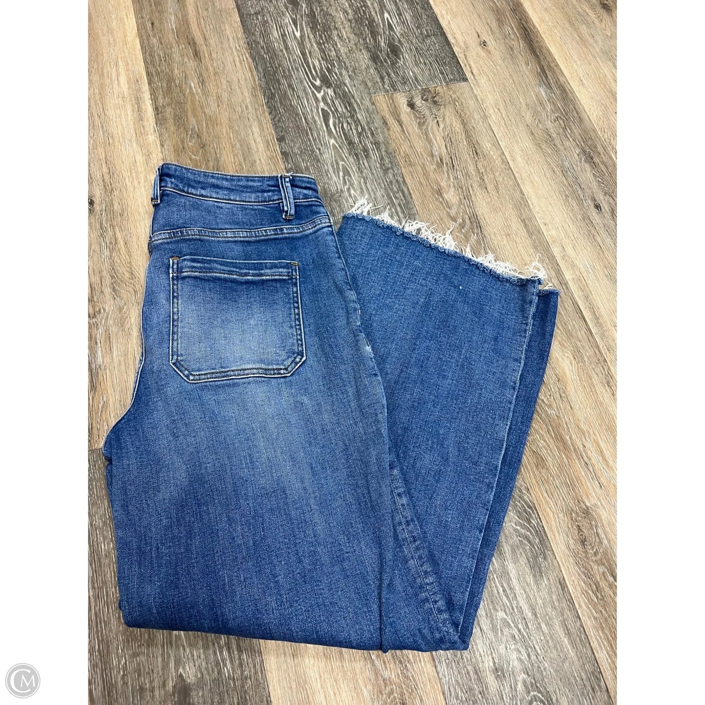 Jeans Straight By Bayeas In Blue Denim, Size: 10/30