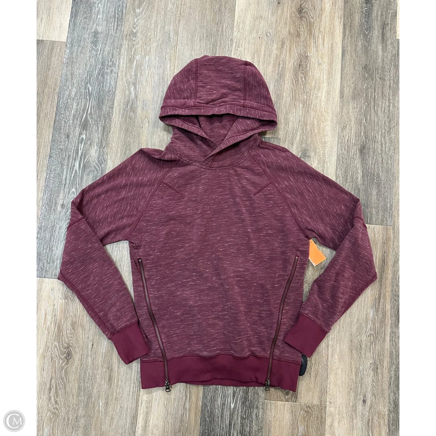 Athletic Sweatshirt Hoodie By Lululemon In Red, Size: 2