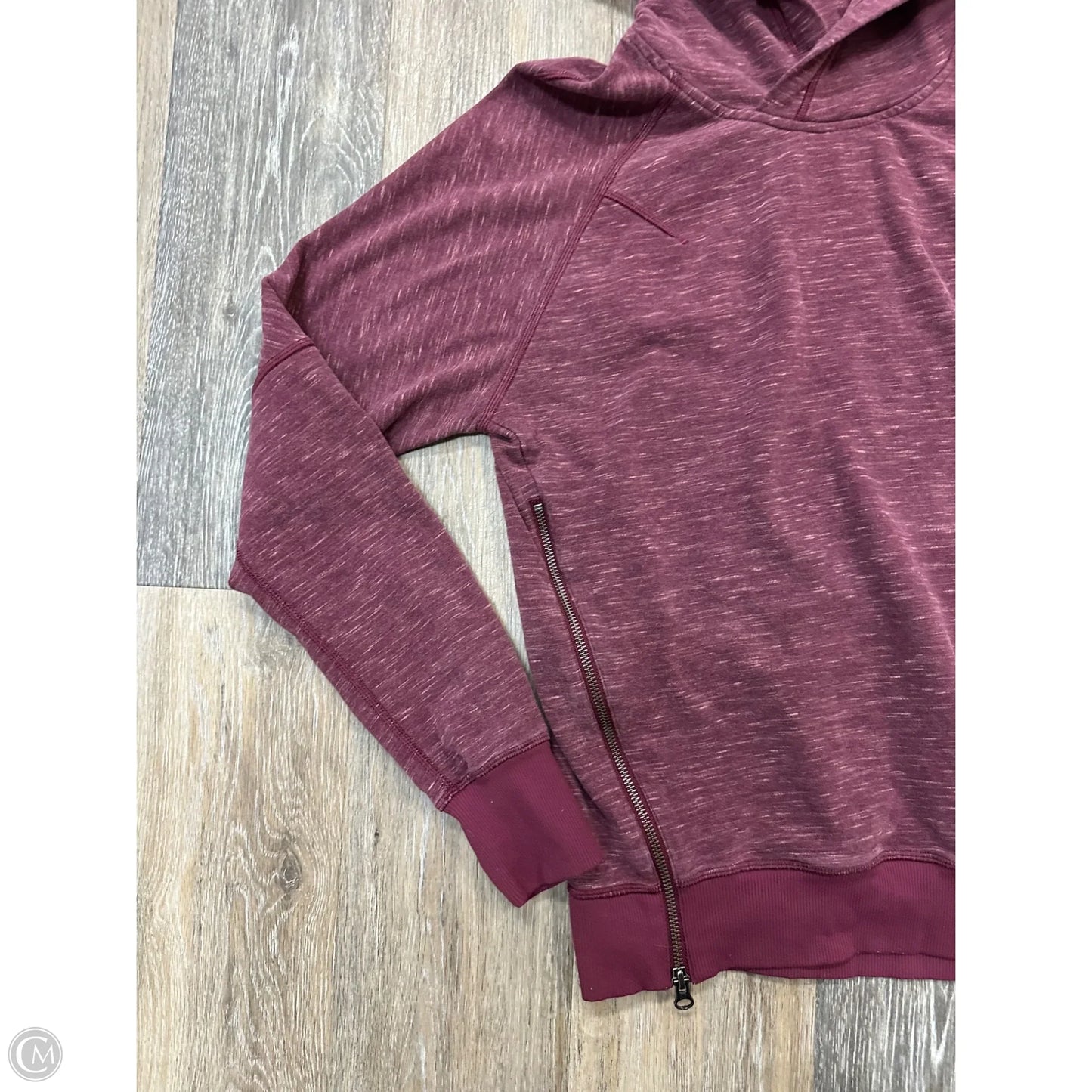Athletic Sweatshirt Hoodie By Lululemon In Red, Size: 2