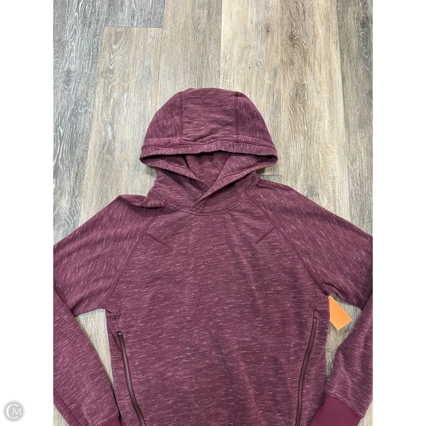 Athletic Sweatshirt Hoodie By Lululemon In Red, Size: 2