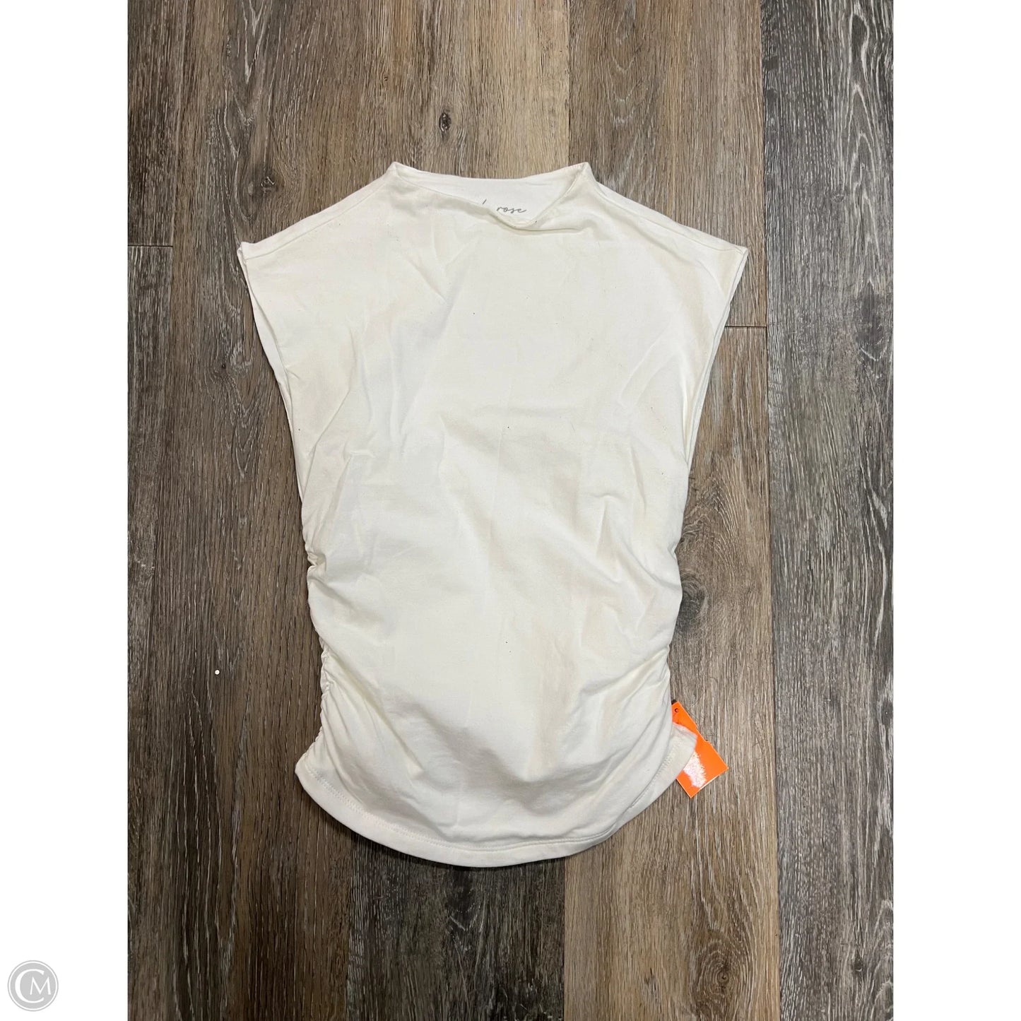 Top Sleeveless By Pink Rose In White, Size: Xs