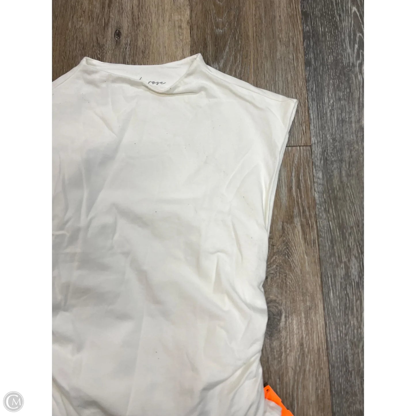 Top Sleeveless By Pink Rose In White, Size: Xs