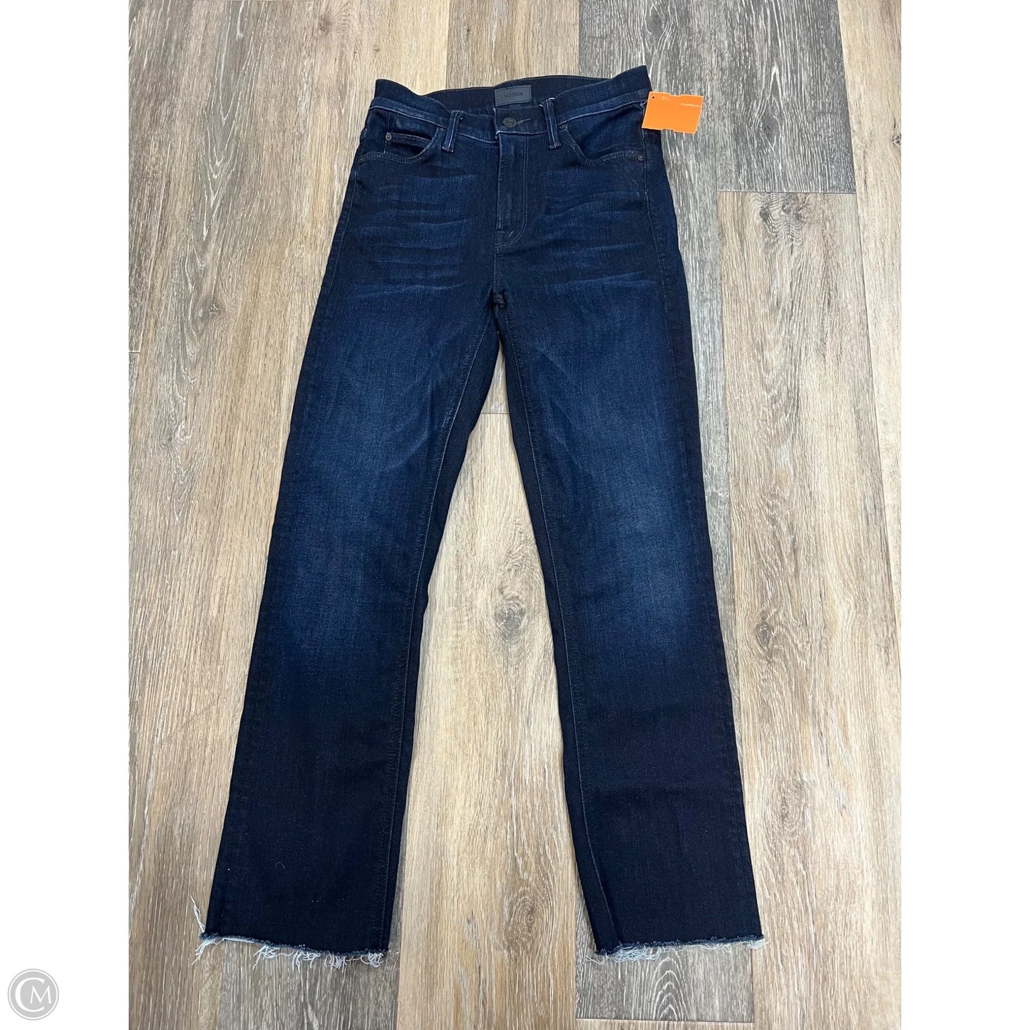 Jeans Straight By Mother In Blue Denim, Size: 0/24