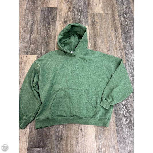 -Athletic Sweatshirt Hoodie By Gym Shark In Green, Size: M