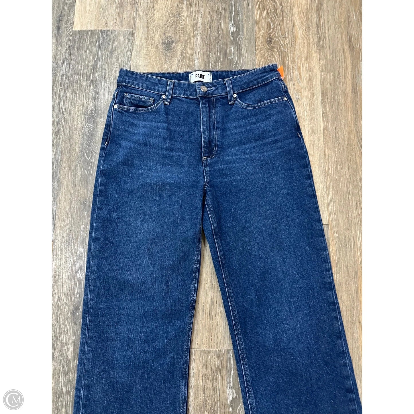 Jeans Wide Leg By Paige In Blue Denim, Size: 6/28