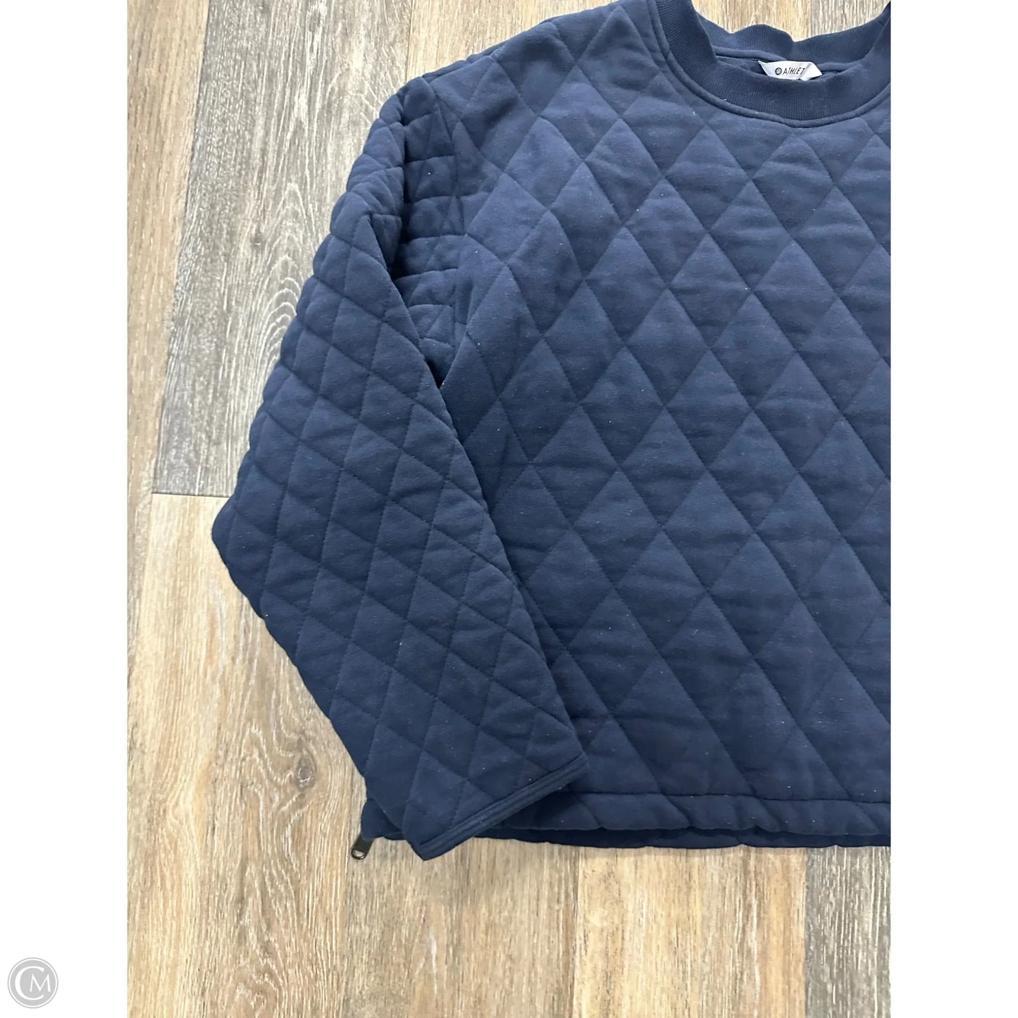 Athletic Sweatshirt Crewneck By Athleta In Blue, Size: L