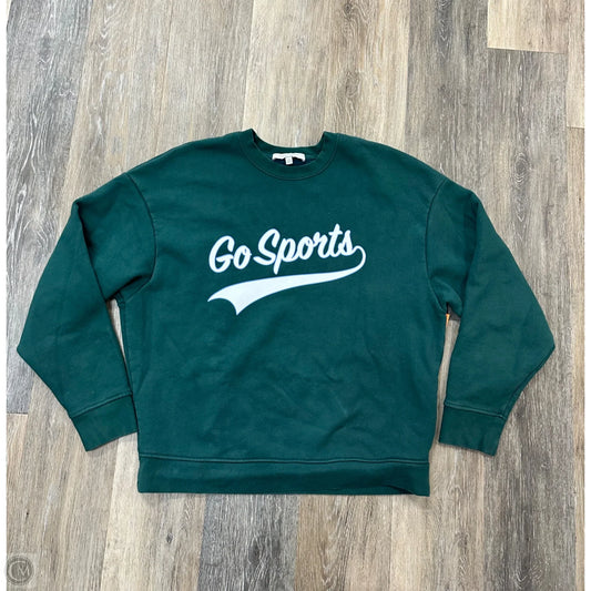 Sweatshirt Crewneck By Favorite Daughter In Green, Size: Xs