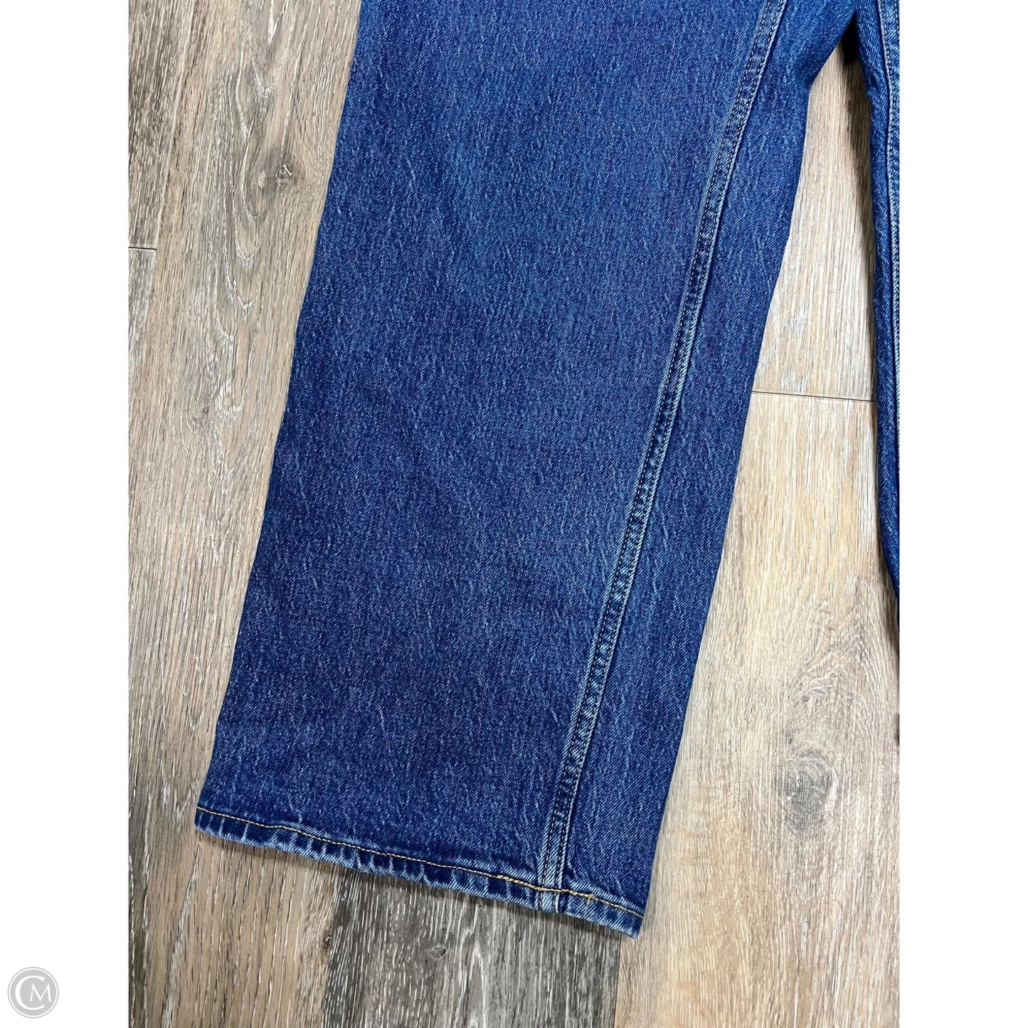 Jeans Straight By Abercrombie And Fitch In Blue Denim, Size: 14P