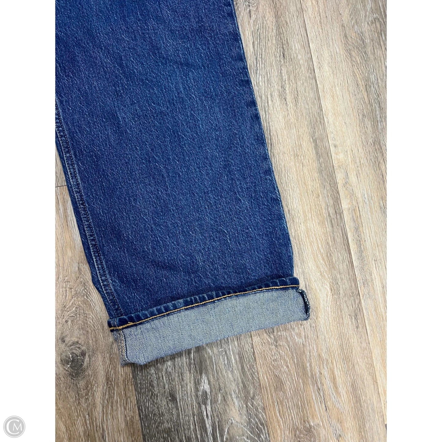Jeans Straight By Abercrombie And Fitch In Blue Denim, Size: 14P