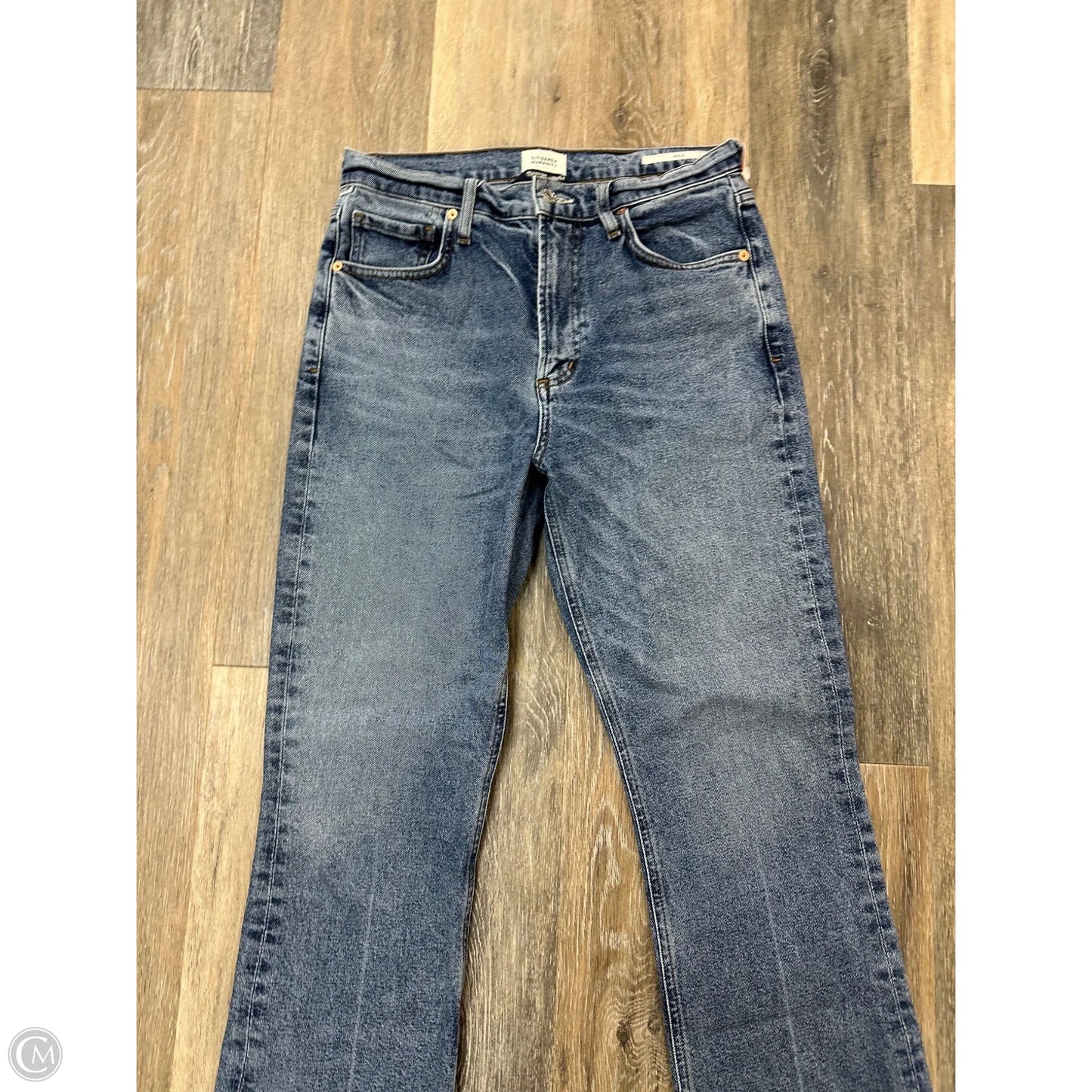 Jeans Straight By Citizens Of Humanity In Blue Denim, Size: 4
