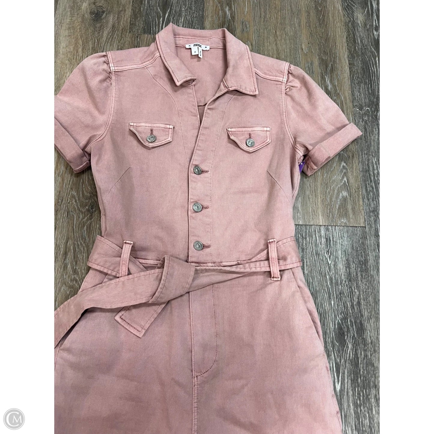 Jumpsuit By Paige In Pink, Size: 2