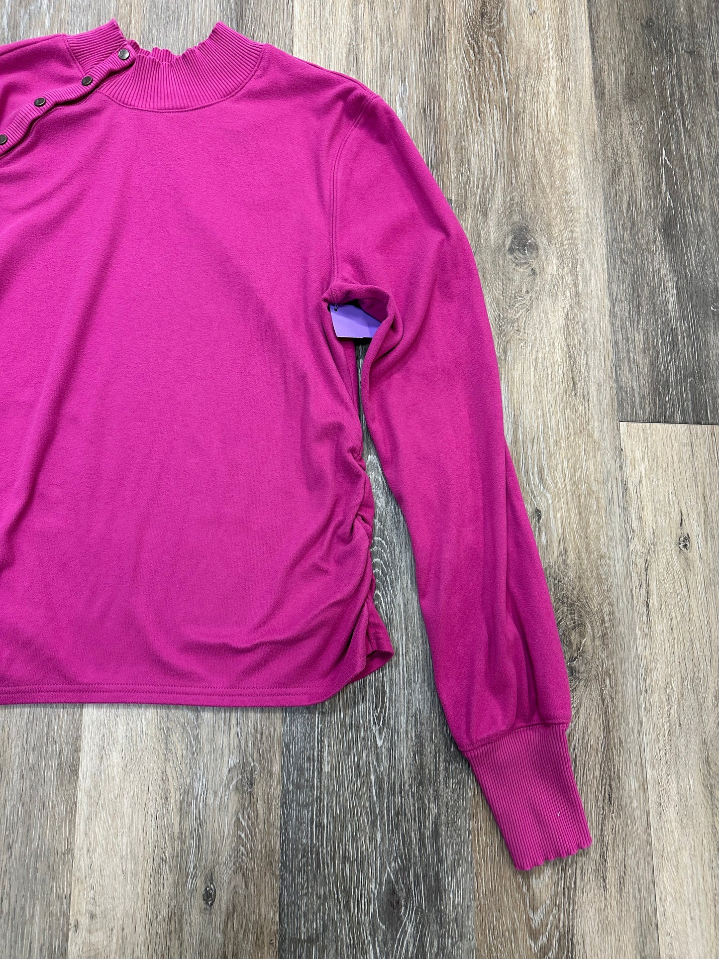 Top Long Sleeve By Free People In Pink, Size: L