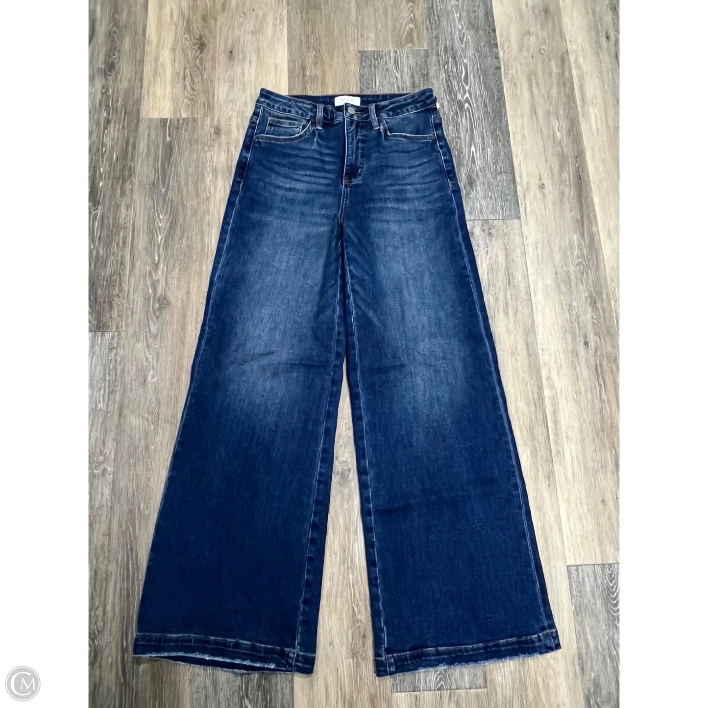 Jeans Wide Leg By MoCo Boutique In Blue Denim, Size: 6/28