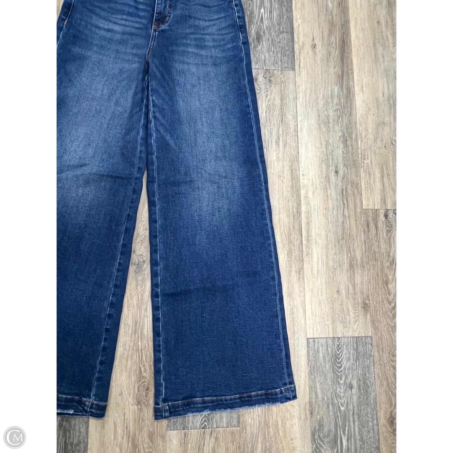 Jeans Wide Leg By MoCo Boutique In Blue Denim, Size: 6/28