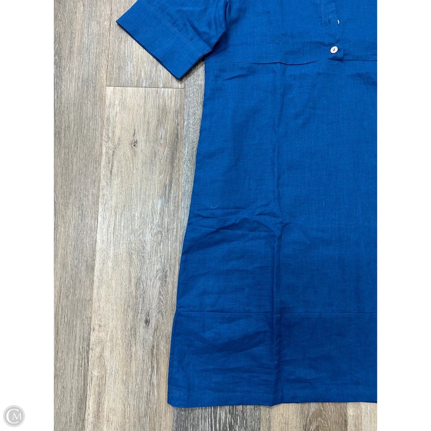 Dress Casual Short By Lintico In Blue, Size: M