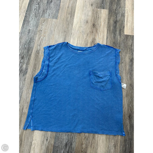 Top Short Sleeve By We The Free In Blue, Size: Xl