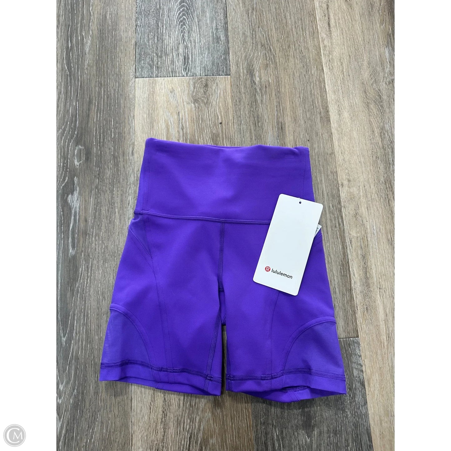 Athletic Shorts By Lululemon In Purple, Size: 0